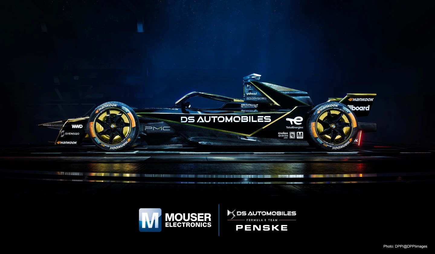 Mouser Electronics Announces Partnership with DS PENSKE for Formula E Season 11 with Debut in Brazil