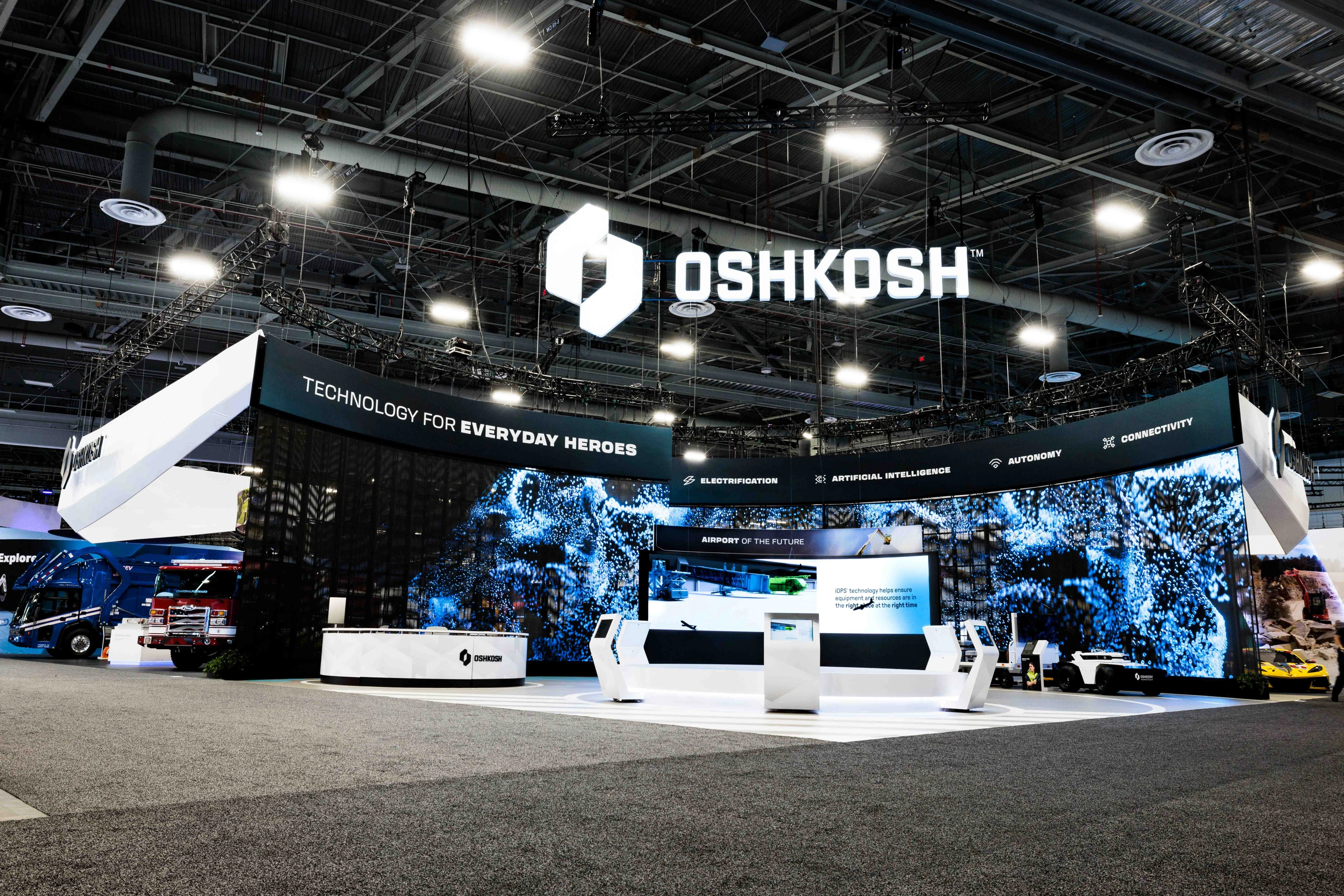 Oshkosh Corporation Showcases Technology for Everyday Heroes at CES 2025: Pioneering Advances in Electrification, AI, Autonomy and Connectivity