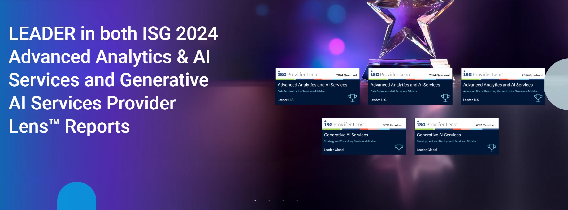 HARMAN Named as a Leader by ISG in Both 2024 Advanced Analytics and AI Services Provider Lens™ Report and the 2024 Generative AI Services Provider Lens™ Report