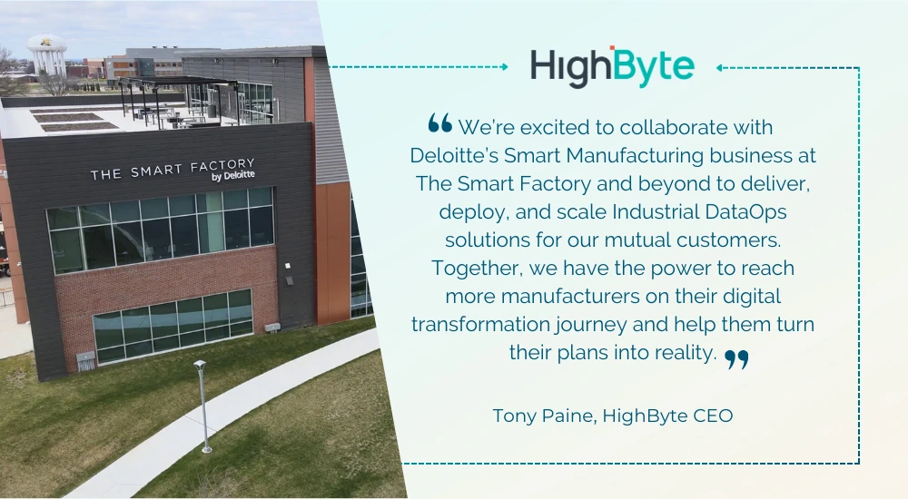 HighByte Joins The Smart Factory by Deloitte @ Wichita