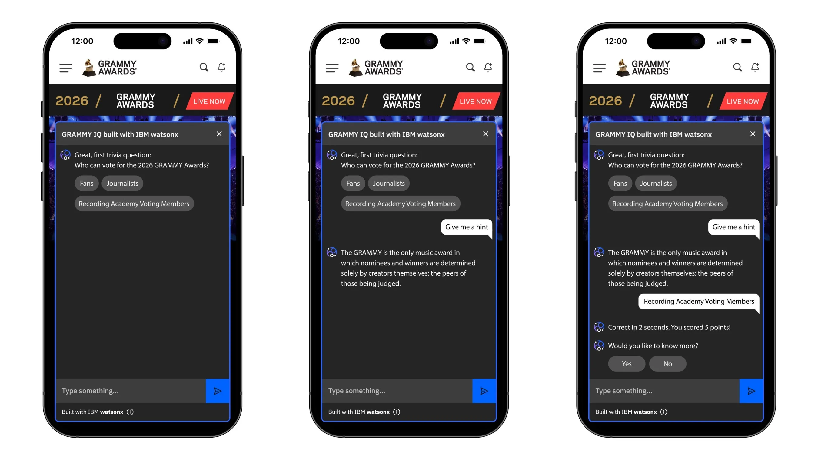 IBM and the Recording Academy Strike a Chord, Release New watsonx Digital Experiences for Fans and Members Around 2026 Grammy Awards®