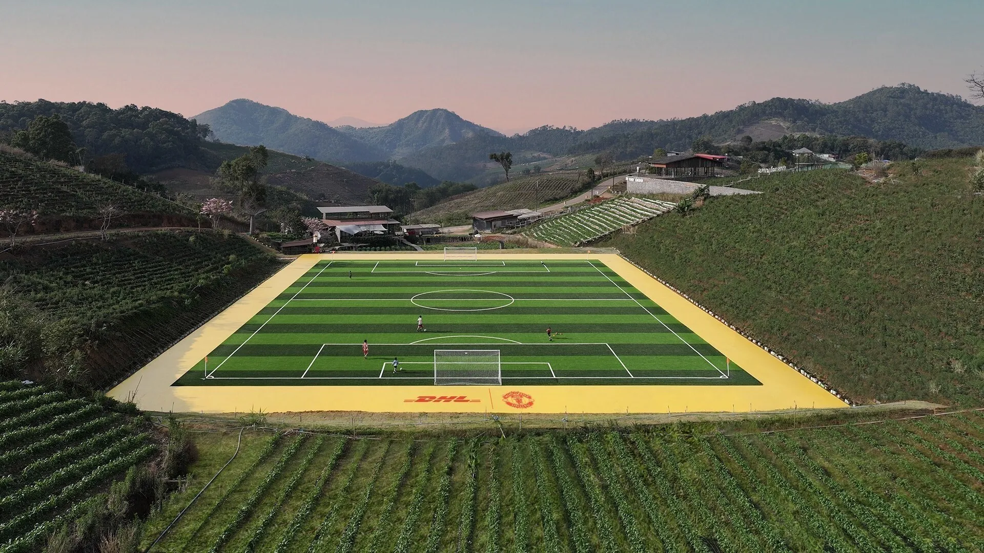 DHL EXPRESS AND MANCHESTER UNITED BRING THE 'THEATRE OF DREAMS' TO THE WORLD'S MOST RURAL COMMUNITY OF RED DEVIL FANS