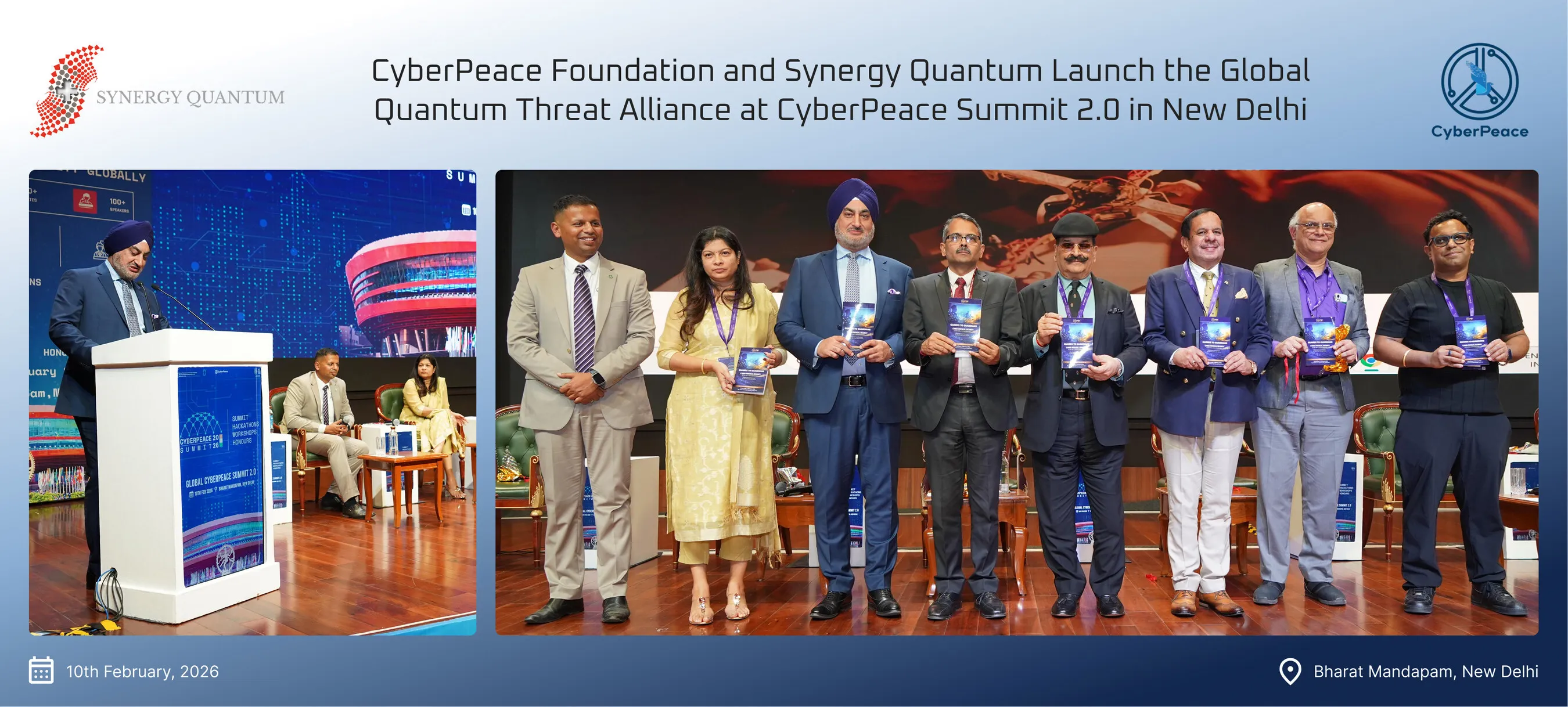 CyberPeace Foundation and Synergy Quantum Launch the Global Quantum Threat Alliance at CyberPeace Summit 2.0 in New Delhi