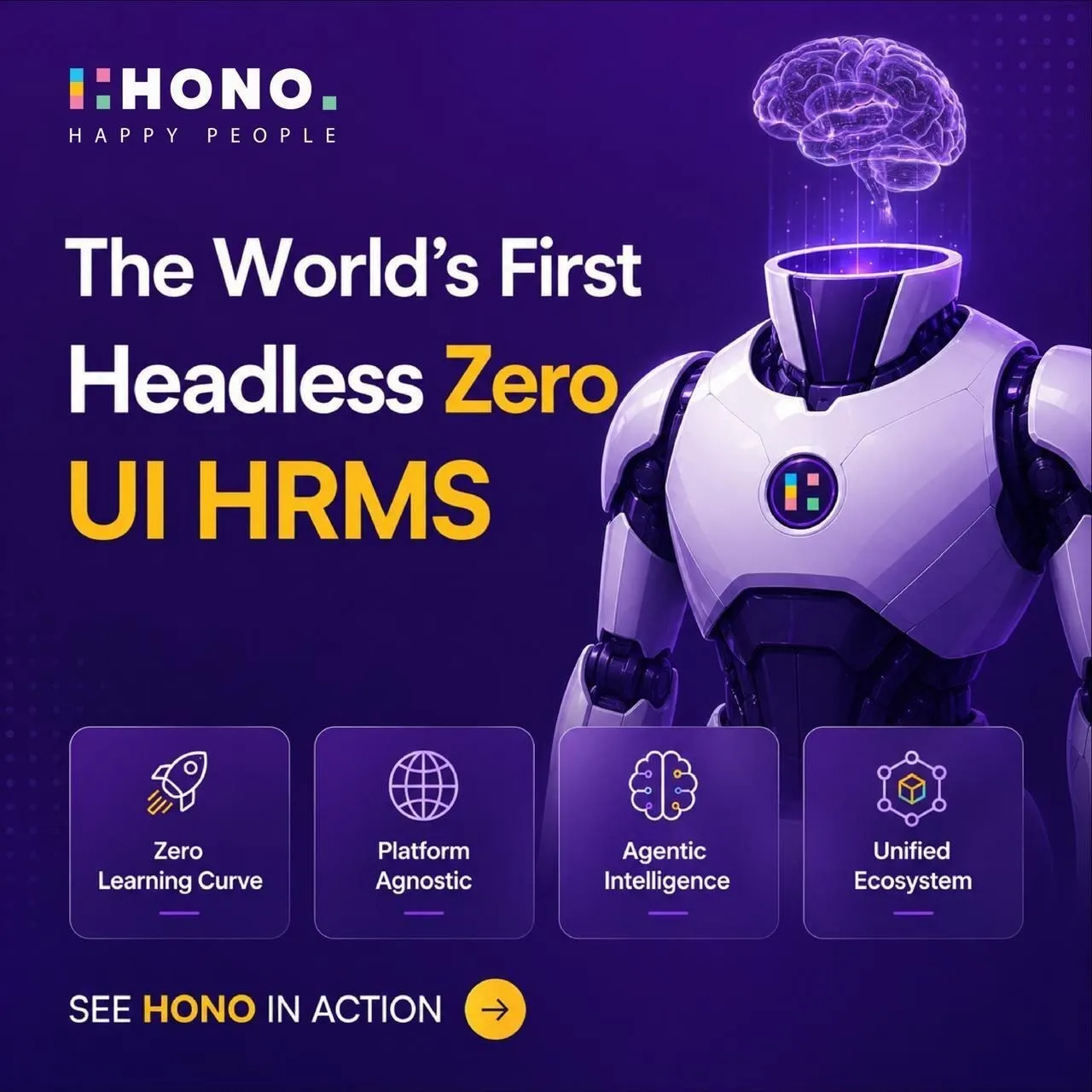HONO Launches the World's First Headless HRMS, Introducing a New Category of Enterprise HR Technology