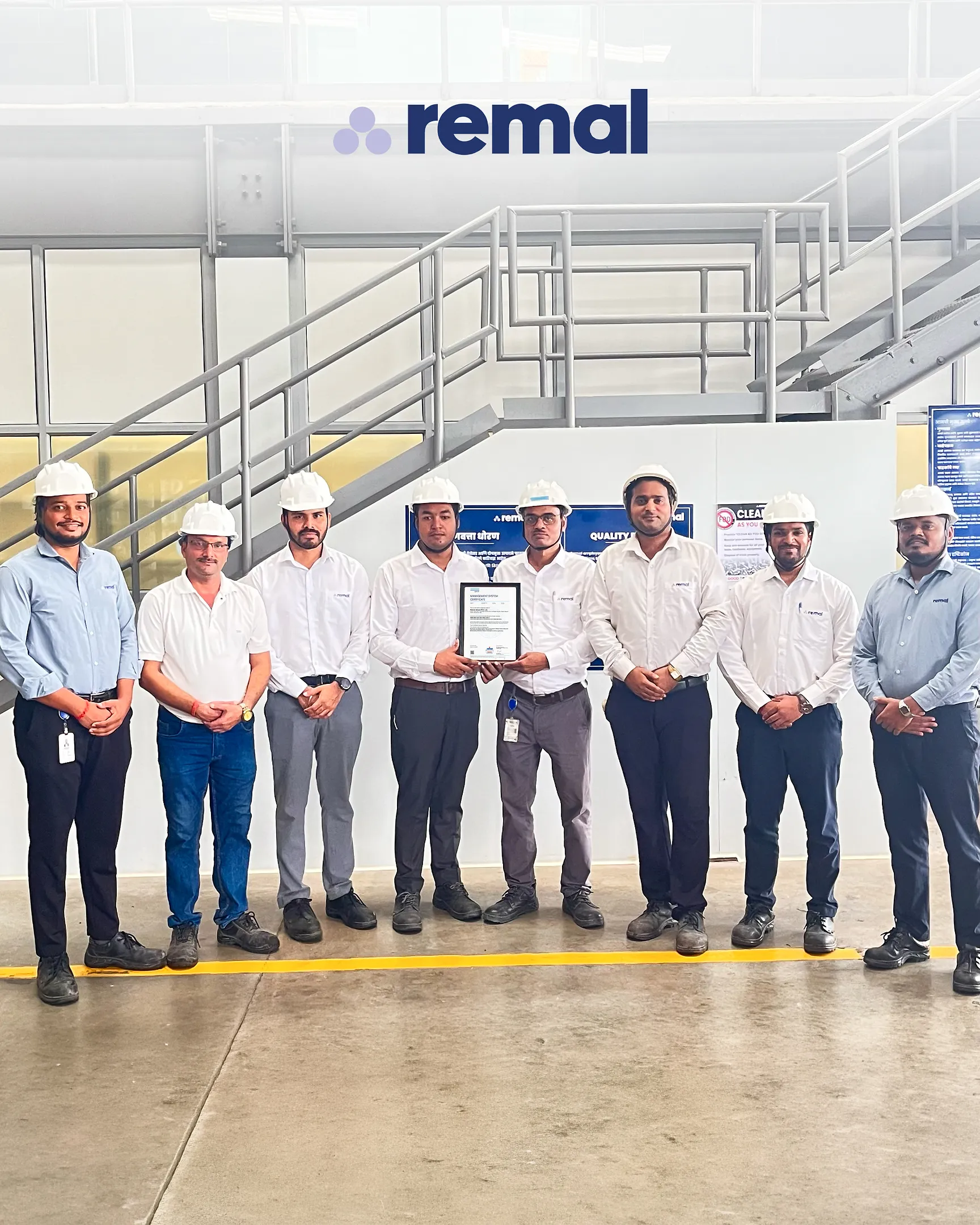 Billet Manufacturing division of Remal Alcast achieves AS9100D Certificate for Aerospace and Defence