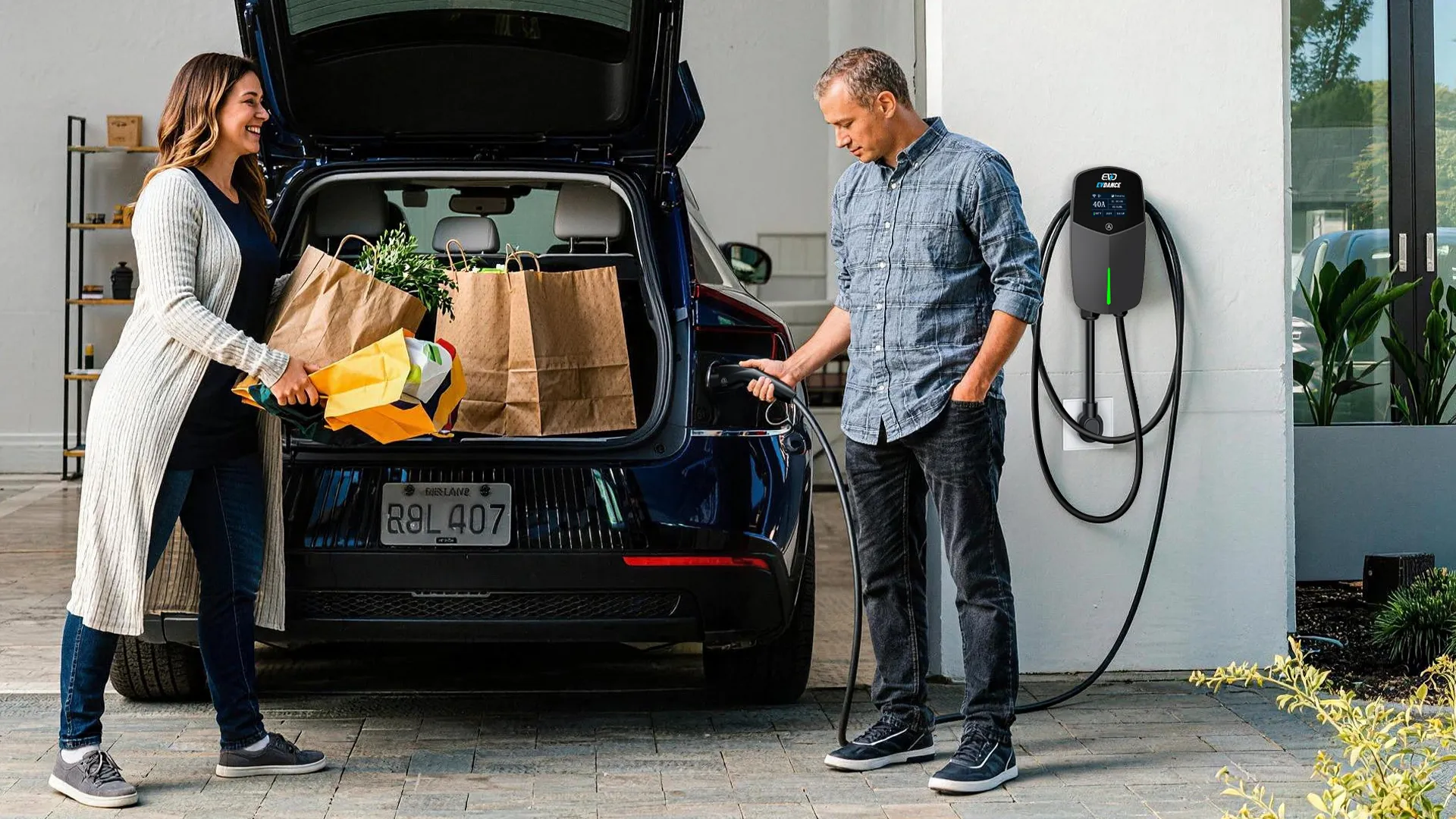 EVDANCE Unveils Affordable Smart EV Charger with Large Display and Premium Features