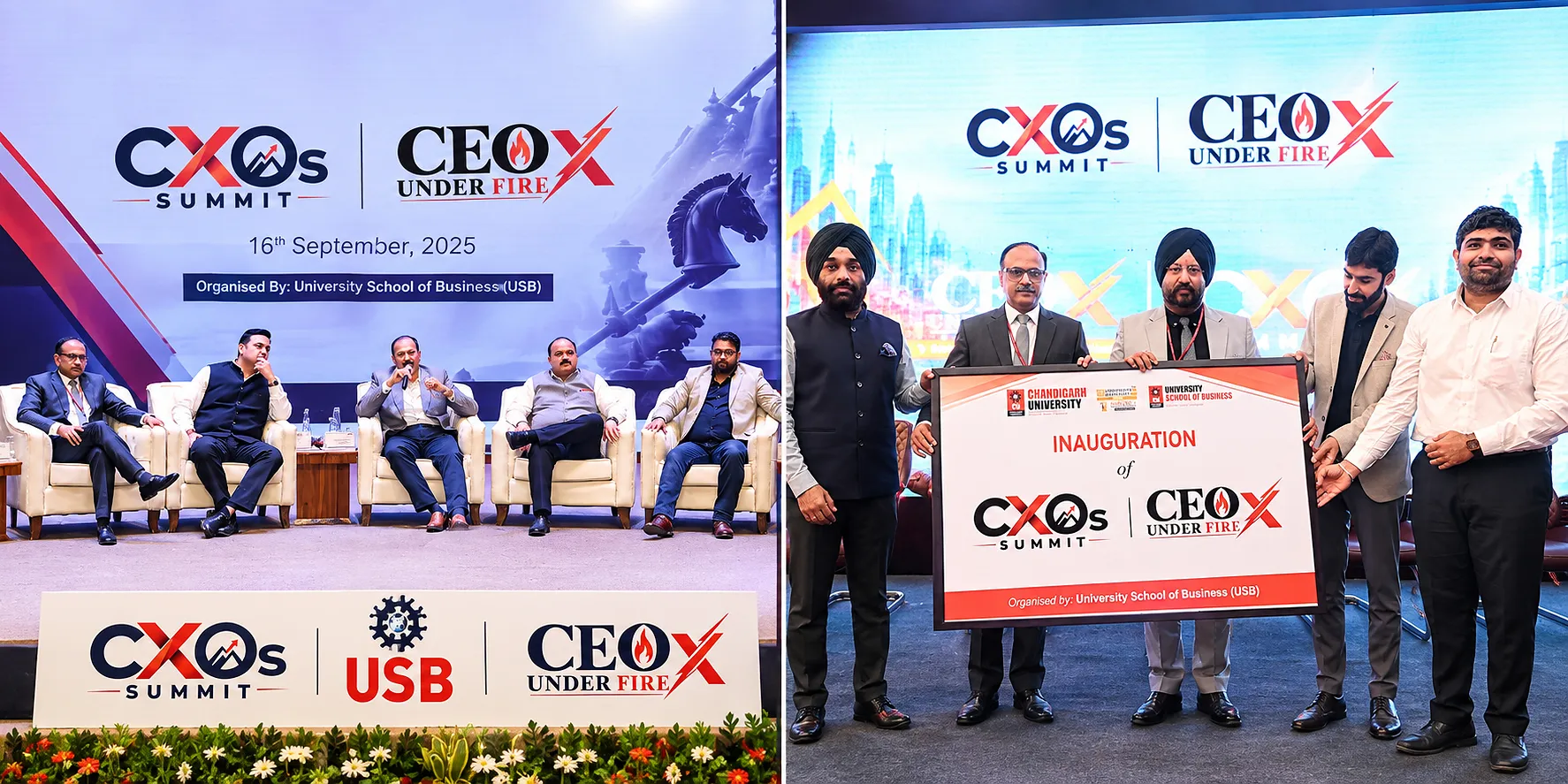 University School of Business at Chandigarh University organizes India's First Corporate Crisis Championship 'CEO Under Fire X'