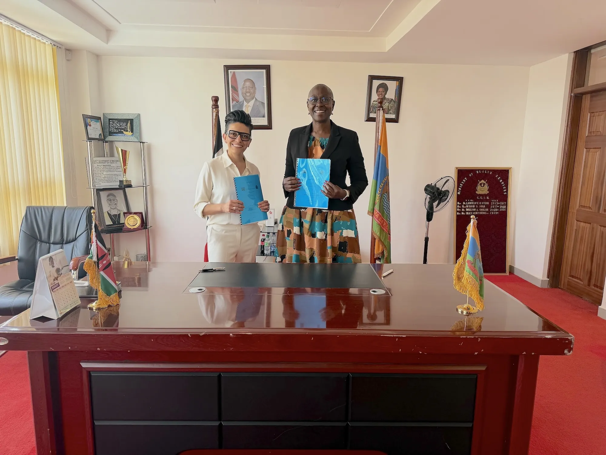Helfie Signs MOU with Homa Bay Kenya Ministry of Health for TB and Hypertension Screening Pilot