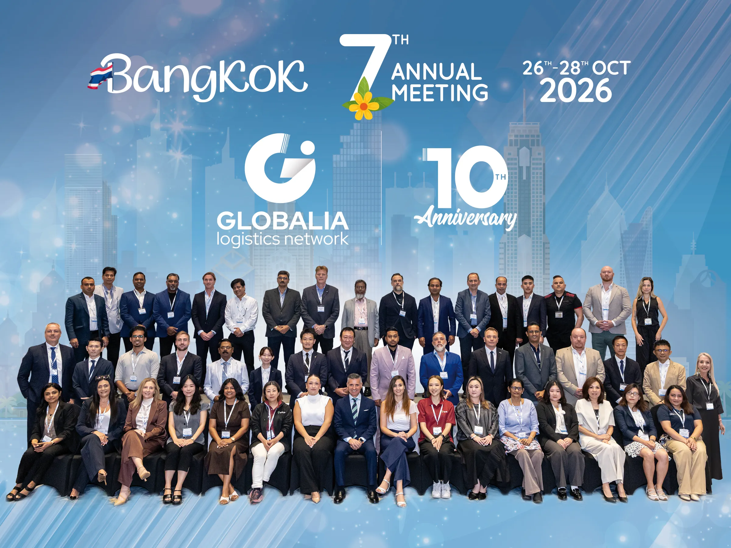 Globalia Logistics Network Unveils New Brand Identity at Bangkok Summit to Mark 10th Anniversary